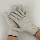2pcs Conductive electrotherapy massage electrode gloves use for tens machine ME