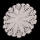 7" Round Cotton Crochet Lace Doily Placemat Table Mug Cup Mat Decor Coasters
