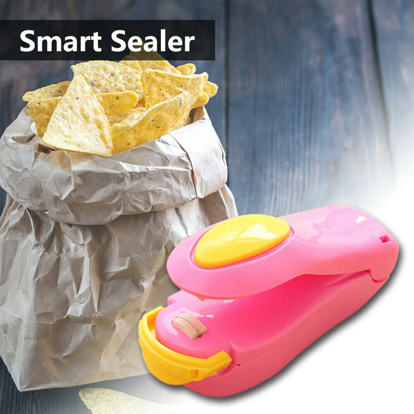 Food Heat Sealer Portable Pressing Package Bag Sealing Machine (Random) A#S