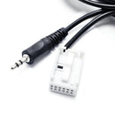 1Pc 3.5Mm Aux-In Mp3 Adapter Cable For Peugeot 307 308 407 C2 C5 Rd4 MO