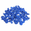 50 x Blue  Lock Wire Connectors Quick Splice Terminals Crimp Electrical