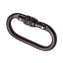 Rock Climbing Rappelling Oval-shape Heavy Duty 25KN Screw Locking Carabiner