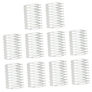 10 Hair Clip Hair Combs Pins Barrettes Wedding Veil Wire Metal Comb Hair DIY