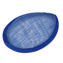 Royal Blue Teardrop Sinamay Base for Hat Fascinators Headpiece Millinery DIY