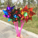 Pack of 100 Pieces DIY Sequins Windmill Wind Whirligig Children Outdoor Beach