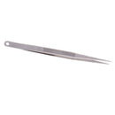 7" 18cm Long Stainless Steel Electronic Pointed Tip Straight Tweezer ForceE*