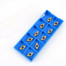 12Pcs Dcmt0702 Carbide Inserts + S12M-Sducr07 Boring Bar 150Mm With Wrench  W7E6