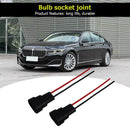 2x HB3 9006 HB4 Bulb Socket Male Adapter Connector for Headlight Fog Lamp