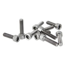 10pcs M6*25 Titanium Alloy Allen Bolt Socket Cap Screws Hex Head Hexagon
