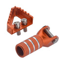 1Set Orange Motorcycle Brake Pedal Pad w/ Gear Shift Lever for  RC125/200/390