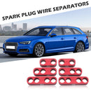 6pcs Billet Aluminum 7mm 8mm 9.5mm Spark Plug Wire Separators Dividers Looms