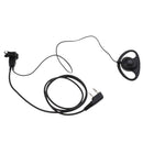 2Pcs Two-Way Radio Headset Earpiece for KENWOOD TK-280 TK-380 TK-290 TK-390