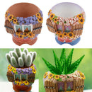 Creative Flower House Plants Pots Brush Pots Planter For Flower Sedum Succulent