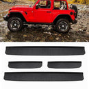 4Pcs Car Pedal Door Panel Guard 4 Door Sill Guard Plate Protector for Wrang R8N1