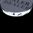 1PC 58mm Pressing Poker Cards Guard Poker Dealer Button Poker Chips B USTEUS