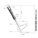 Universal Black CNC Motorcycle Kickstand Side Stand Adjustable Leg Prop Po TOI
