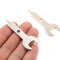 2pc 3/8 Inch Stainless Steel Collet Wrench Key 9.5mm Nut Spanner For Rotary  JR