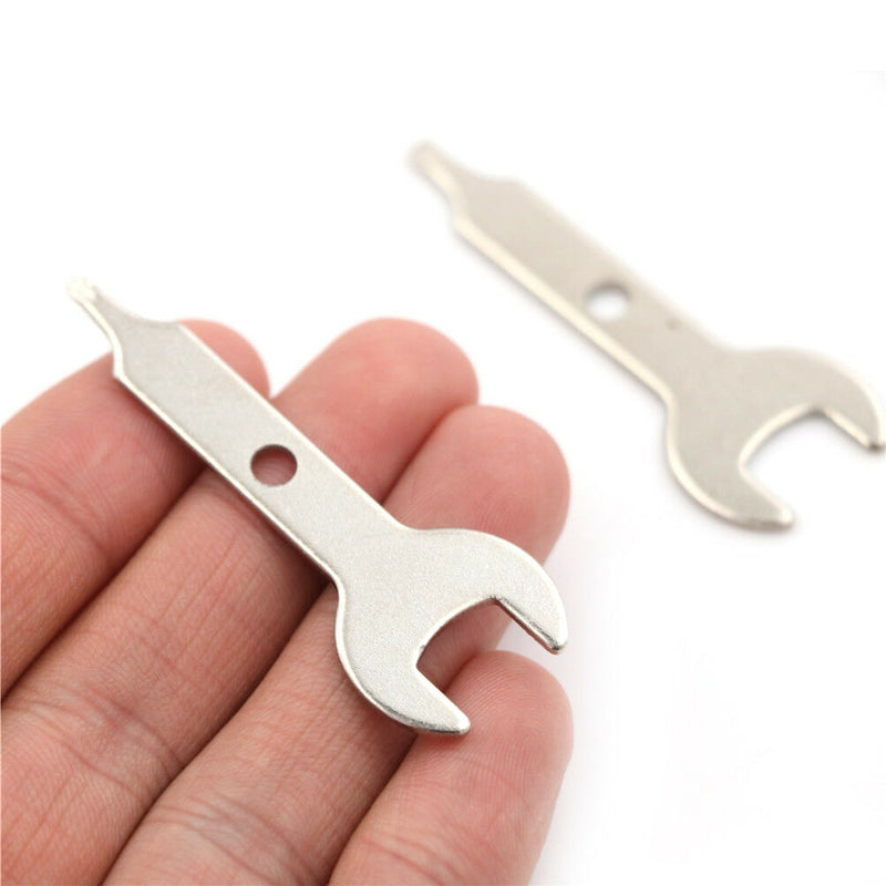 2pc 3/8 Inch Stainless Steel Collet Wrench Key 9.5mm Nut Spanner For Rotary  JR