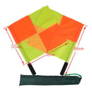 2PCS Football Linesman Flags Rugby Hockey Train Referee Flag Equipment New