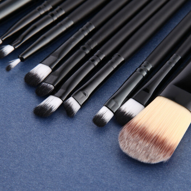 Pro 20 Makeup Brushes Foundation Shadow Eyeliner Brush Kit  A