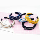 Solid Turban Headband Elastic Hairband Hair Accessories For Girls No Slip S