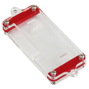 Acrylic Case Box Enclosure Shell For Bbc Micro-Bit Kits,Red + transparent B1J3