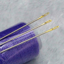 12x Thick Big Eye Sewing Self-Threading Needles Embroidery Hand Sewing Sets T0B1