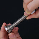 5 Pack 85 mm Spring Door Stop Metal Door Stoppers with Screws and Base Plat