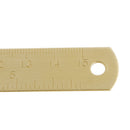 Brass Ruler Bookmark Double Scale Cm&Inch Digital Outdoor For Traveler Notebook