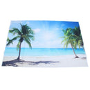 Vinyl Background Photography Palm Tree Beach Sunshine Studio Backdrop Prop L9V8