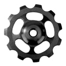 11T MTB Rear Derailleur Jockey Wheel Ceramic Bearing Guide Roller (Black)
