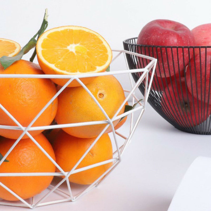 Large Bowl Deep Fruit Bowl Food Holder Case Bread Bowl Tray 5kg 10x5'' Black