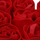 9Pcs Scented Rose Flower Petal Bath Body Soap Wedding Party Gift(Red) H6M5
