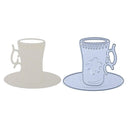 Cup DIY Metal Embroidery Stencil Scrapbook Craft Cutting Die