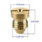 Foam Cannon Orifice Nozzle Tips, High Replacement Thread Nozzle for Snow Fo