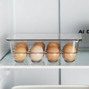 21 Grid Egg Box Kitchen Egg Storage Box Home Organizer Refrigerator Egg Cri J7H1