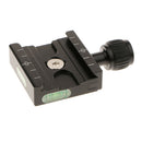 Aluminium 50mm Quick Release Plate QR Clamp Fits Arca-Swiss Standard Tripod