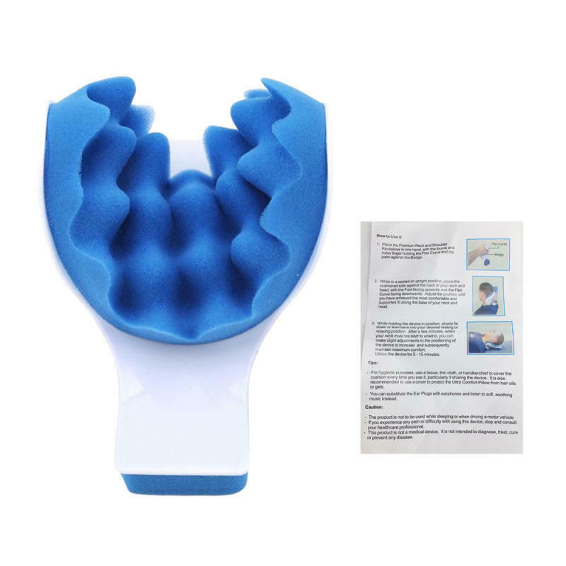 Portable Neck Massager Relaxation Pillow Relaxer Pain Relief Massage Pillow 2019
