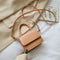 Women Leather Mini Shoulder Handbags Flap Messenger Crossbody Bags (Pink) A#S