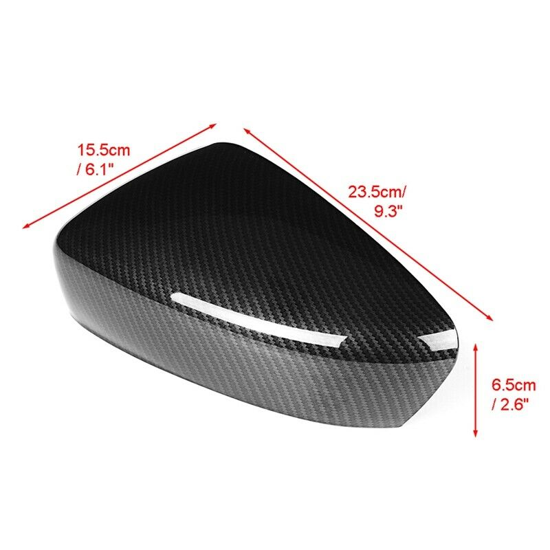 Car Carbon Fiber Rear View Mirror Cover Trim Fit for Mazda 6 Atenza 2014 20