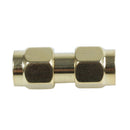 5X( SMA Male to SMA Male Plug in series RF Coaxial Adapter Connector A4L6)