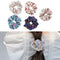5x Floral Scrunchies Assorted Elastic Hair Rope Ties  Updo Hair Accessories
