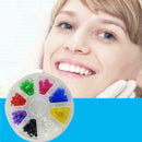 20pcs/color 160 Pcs Dental Silicone Instrument Code Rings 8 colors