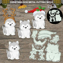 Christmas Dog Metal Cutting Dies Stencils Scrapbook Album Paper Card DIY Craft
