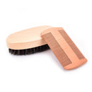 Wholesale Boar Bristle Beard Brush and Comb, Beard Comb Kit Mens Grooming JC,a