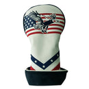 Golf Woods Headcover 460cc PU Leather Case Golf US Flag Putter Cover USA Party