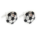 Brass Sports Mens CuffLinks Football Style CuffLinks As Described Black