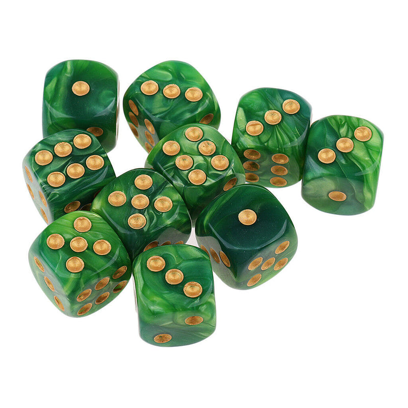 Dice D6 Sets Speckled - 16mm Six Sided Die 20pcs Block Of Dice
