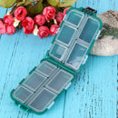 Small 10 Compartments Fishing Tackle Box Lure Hook Rig Bait Plastic Storage Case