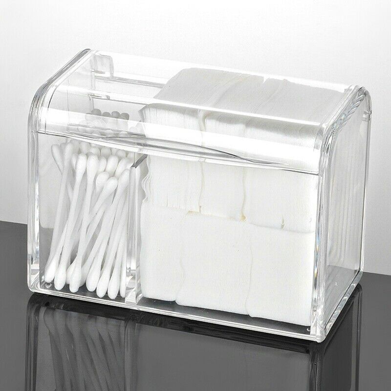 Dust Proof Cosmetics Organizer For Cotton Acrylic Makeup Box Organizer Stor N1D5